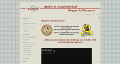 Desktop Screenshot of galadriel-spiele.de